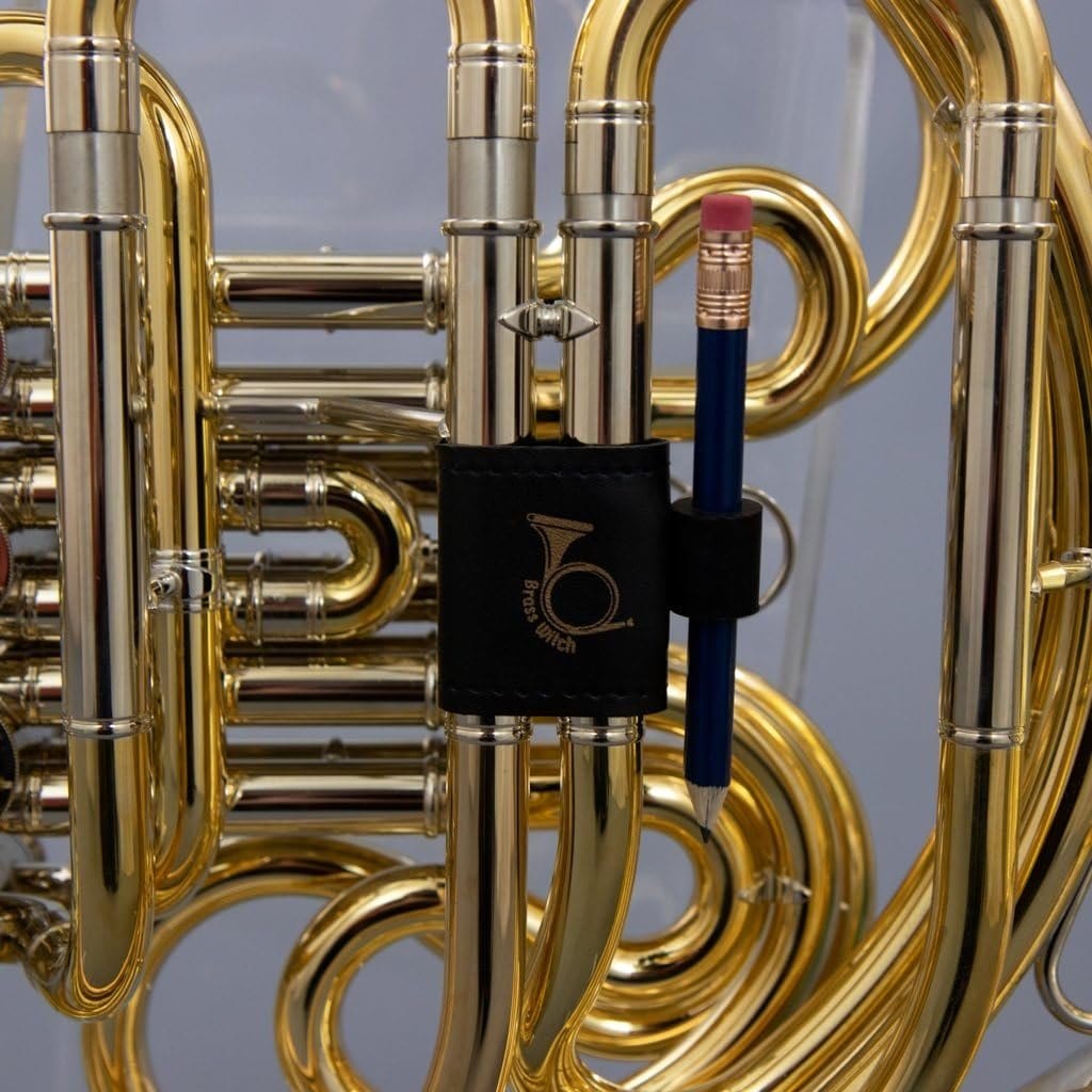 Brass Witch Magnetic Pencil Clip Holder for Brass Instruments