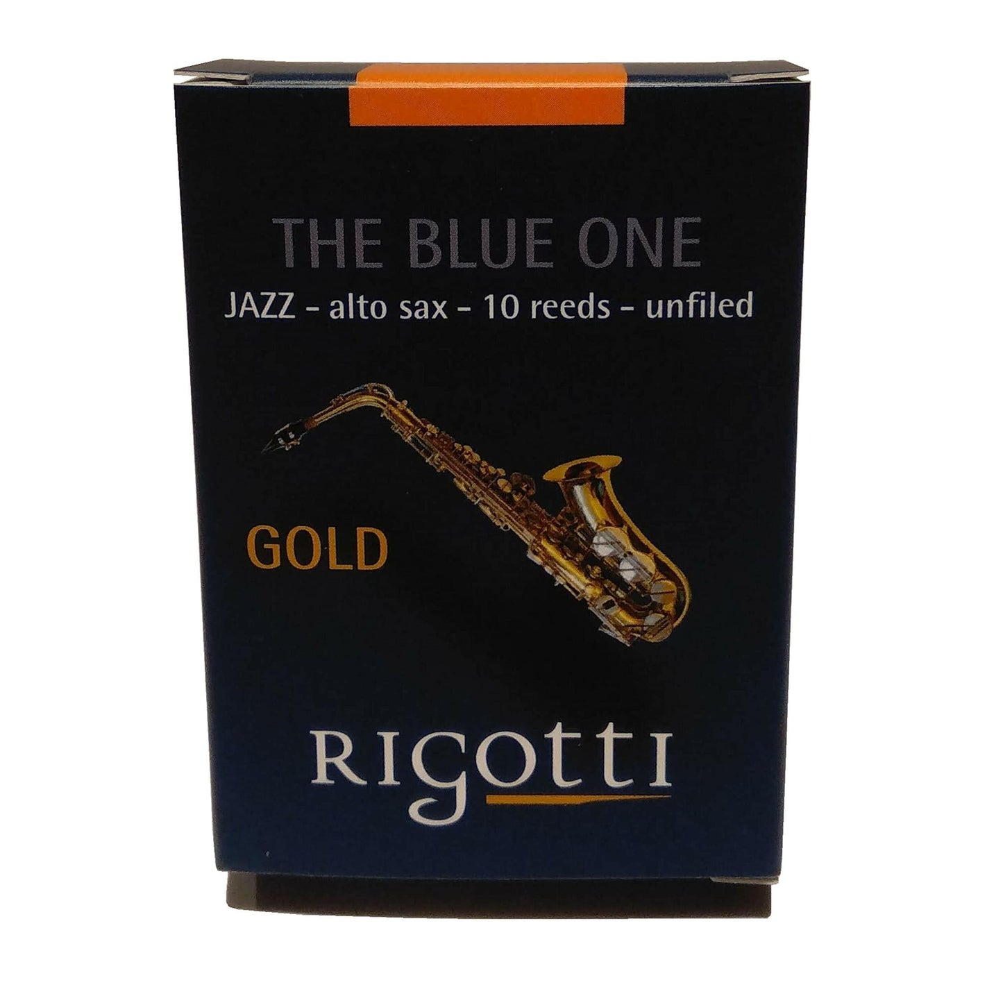 Rigotti RG.JSA Gold Jazz Alto Saxophone Reeds - 2 Strong (10-pack)