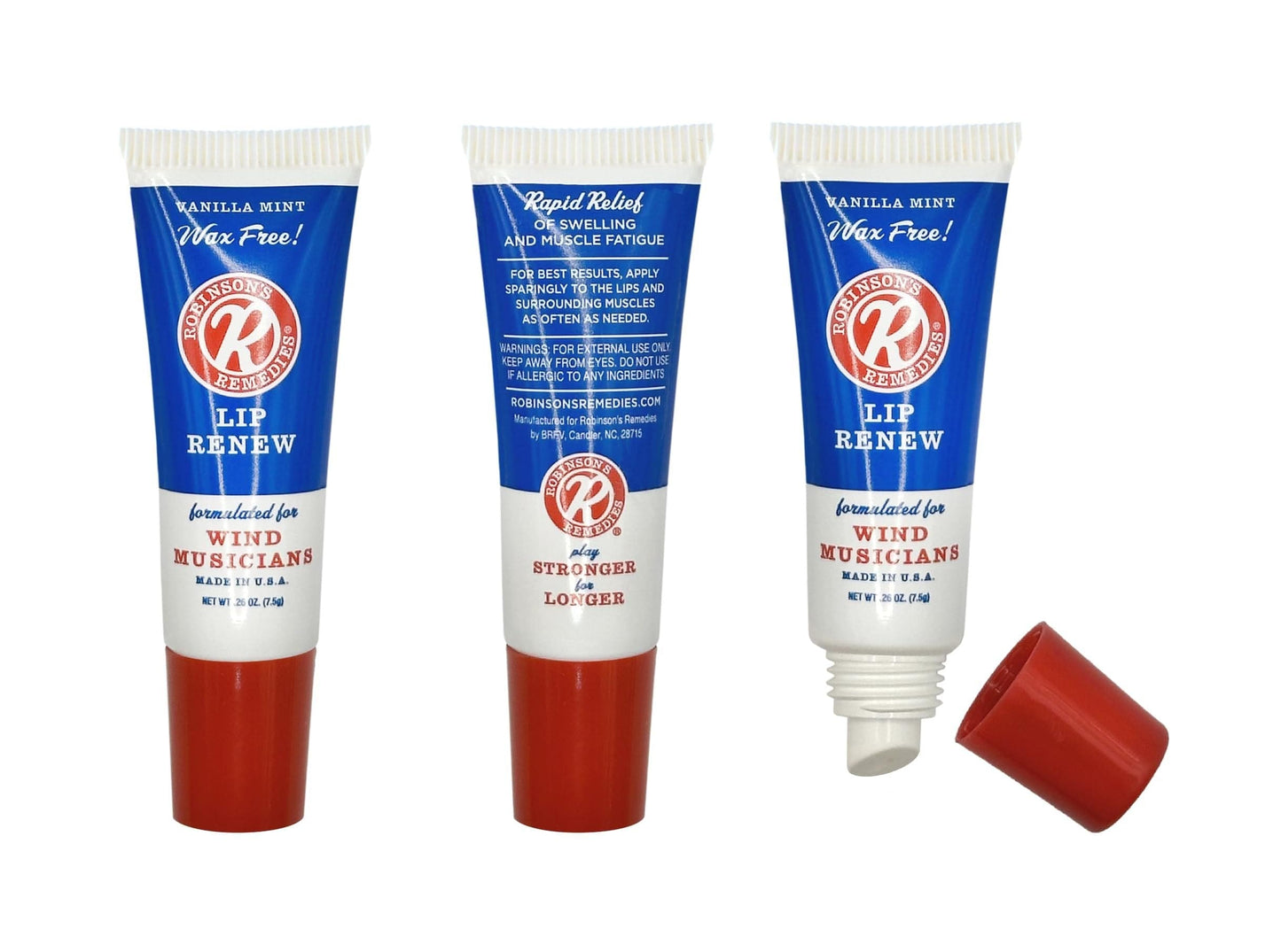 Robinson's Remedies Lip Renew Endurance Cream for Wind Musicians