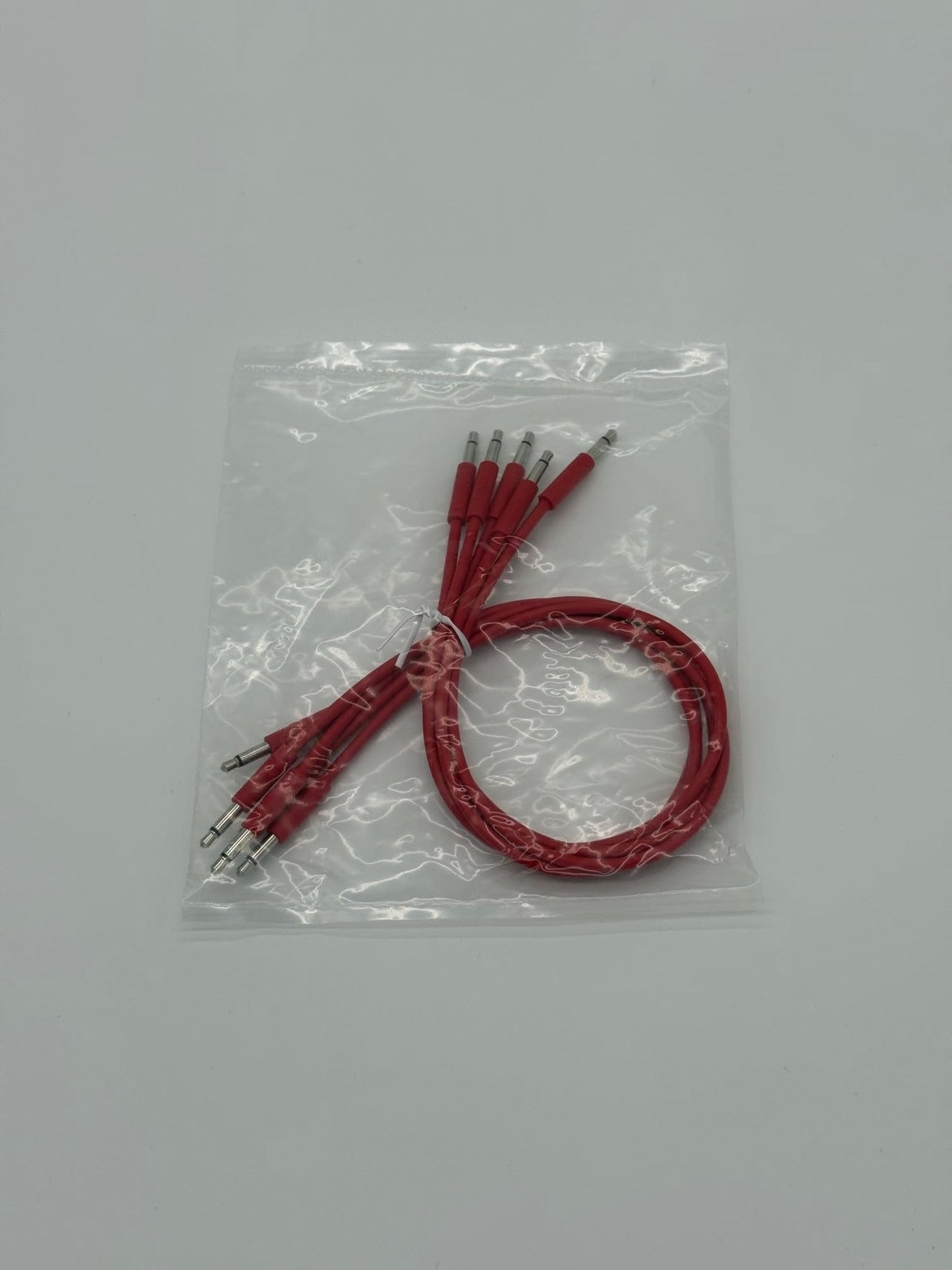 Starving Students Music Supplies Luigi's Modular mPatch Mini Eurorack Patch Cables - Red 30 cm (12 in) 5 Pack