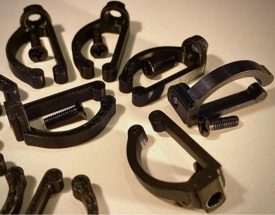 Starving Students Music Supplies SSMS Chaos Clips - Eurorack Patch Cable Management Clips - 5 Pack