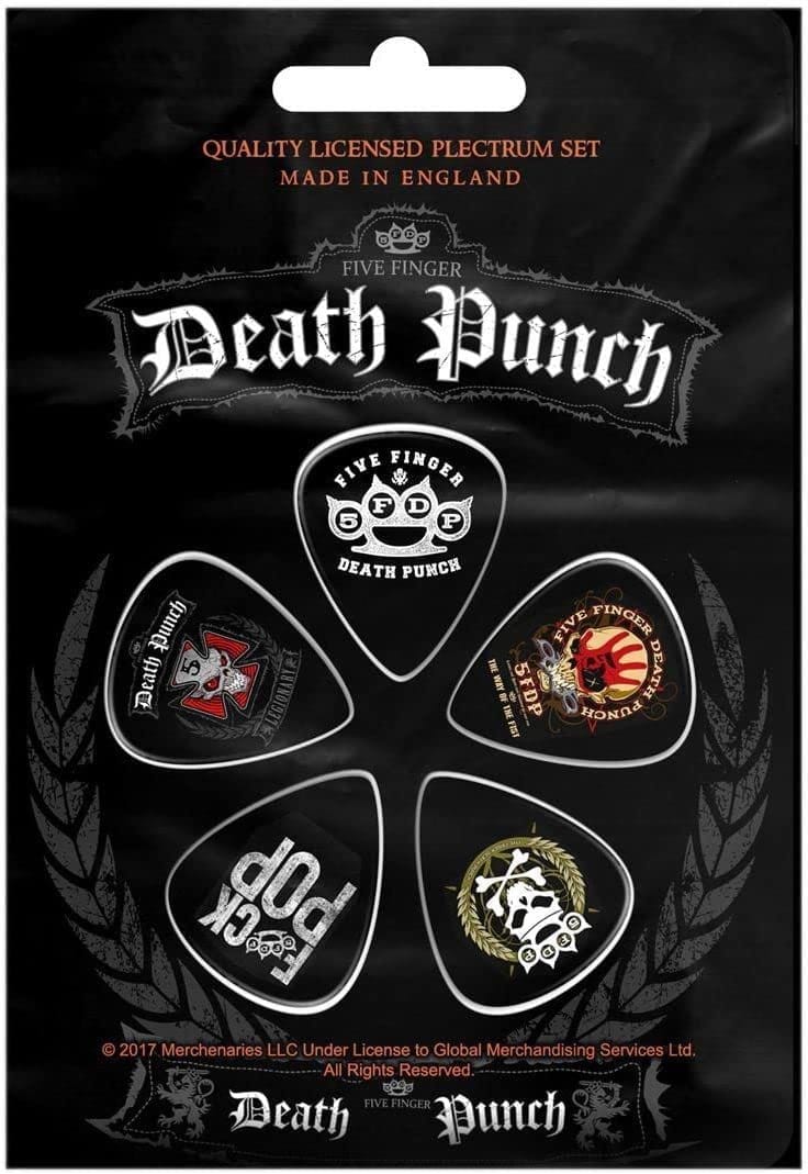Five Finger Death Punch Guitar Plectrums - Pack Of 5