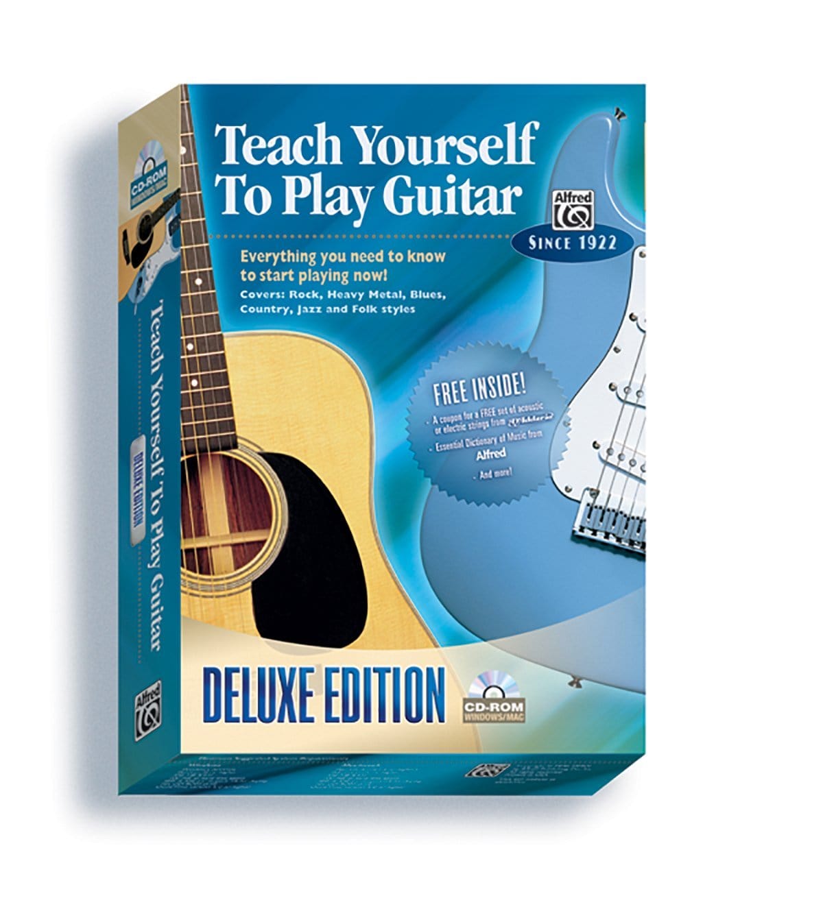 Alfred's Teach Yourself to Play Guitar: Everything You Need to Know to Start Playing Now!, CD-ROM (Teach Yourself Series)