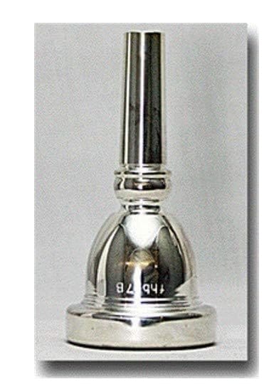 Blessing Helleberg Style Tuba Mouthpiece (MPCHTB) - Silver-Plated Brass
