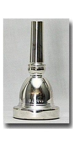 Blessing Helleberg Style Tuba Mouthpiece (MPCHTB) - Silver-Plated Brass