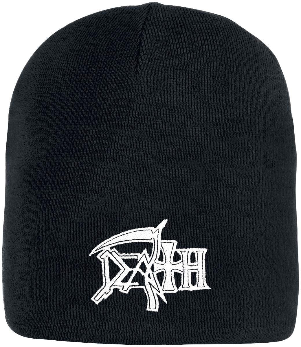 Death Beanie Hat Cap Band Logo Official Black Size One Size