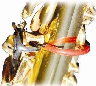 Stickystop for Tenor Saxophone (G# and C# Keyclamp)