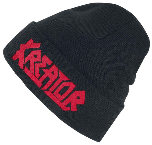 Kreator Logo Beanie Black, Black