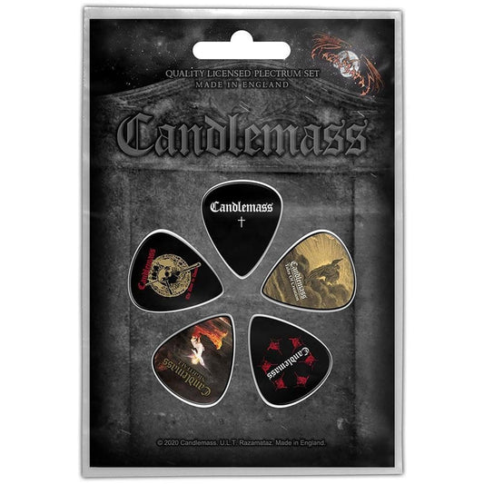 Candlemass Guitar Pick Set # 1 Nightfall 5 Pieces Plectrum