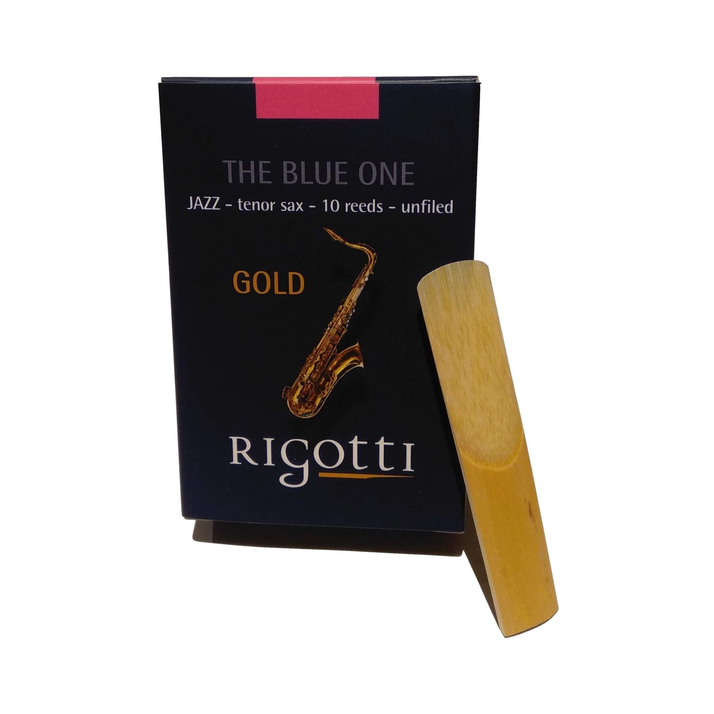 Rigotti RG.JST Gold Jazz Tenor Saxophone Reeds - 3 Light (10-pack)