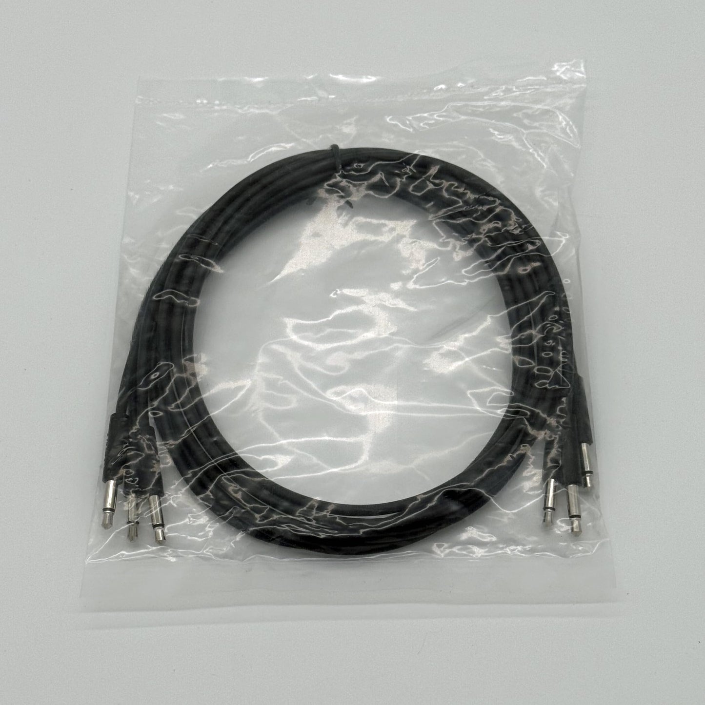 Luigi's Modular mPatch Mini Eurorack Patch Cables - Black 90 cm (36 in) 3 Pack