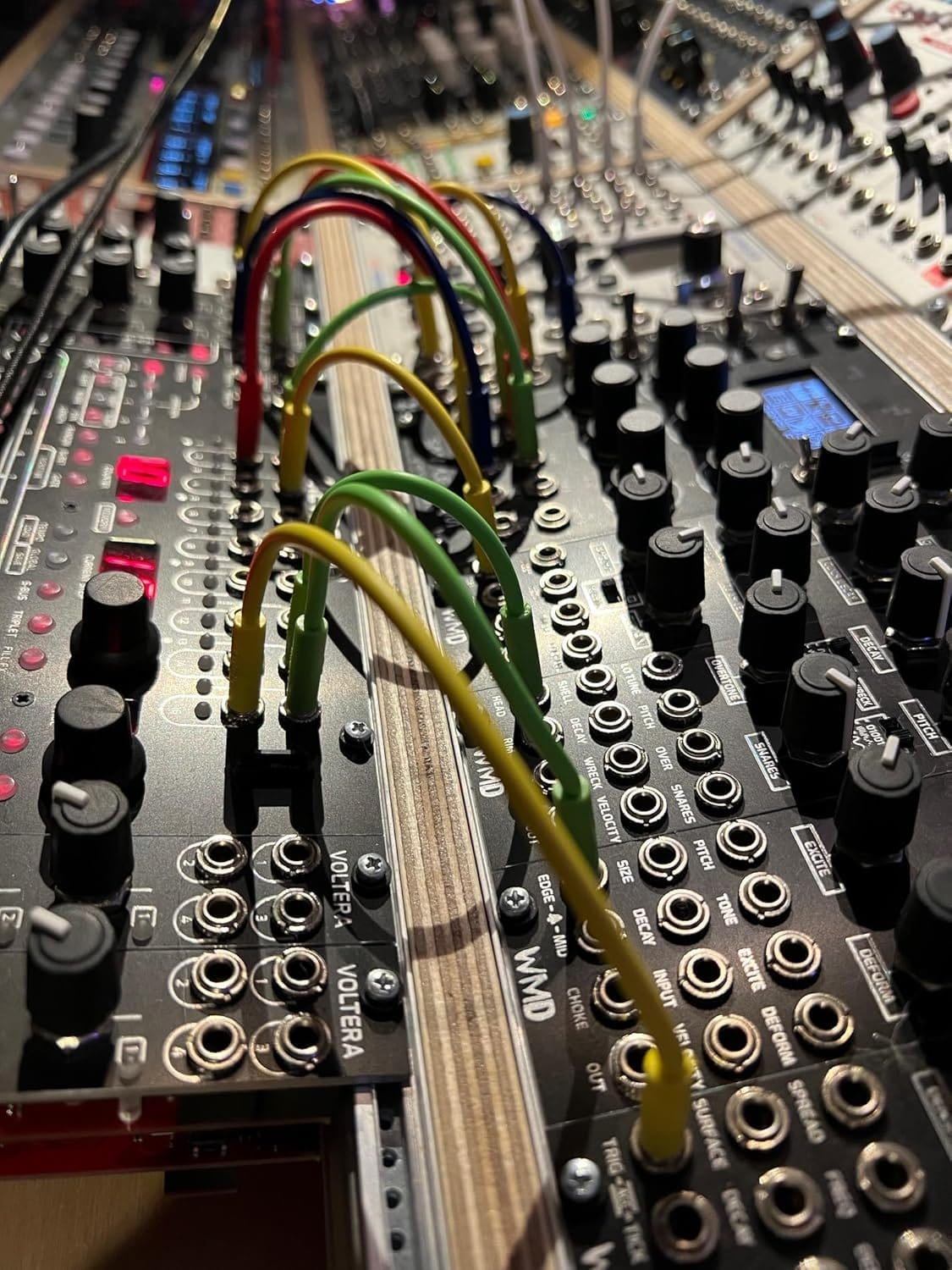 Luigi's Modular mPatch Mini Eurorack Patch Cables - Gray 2 each - 5cm, 8cm. &11cm