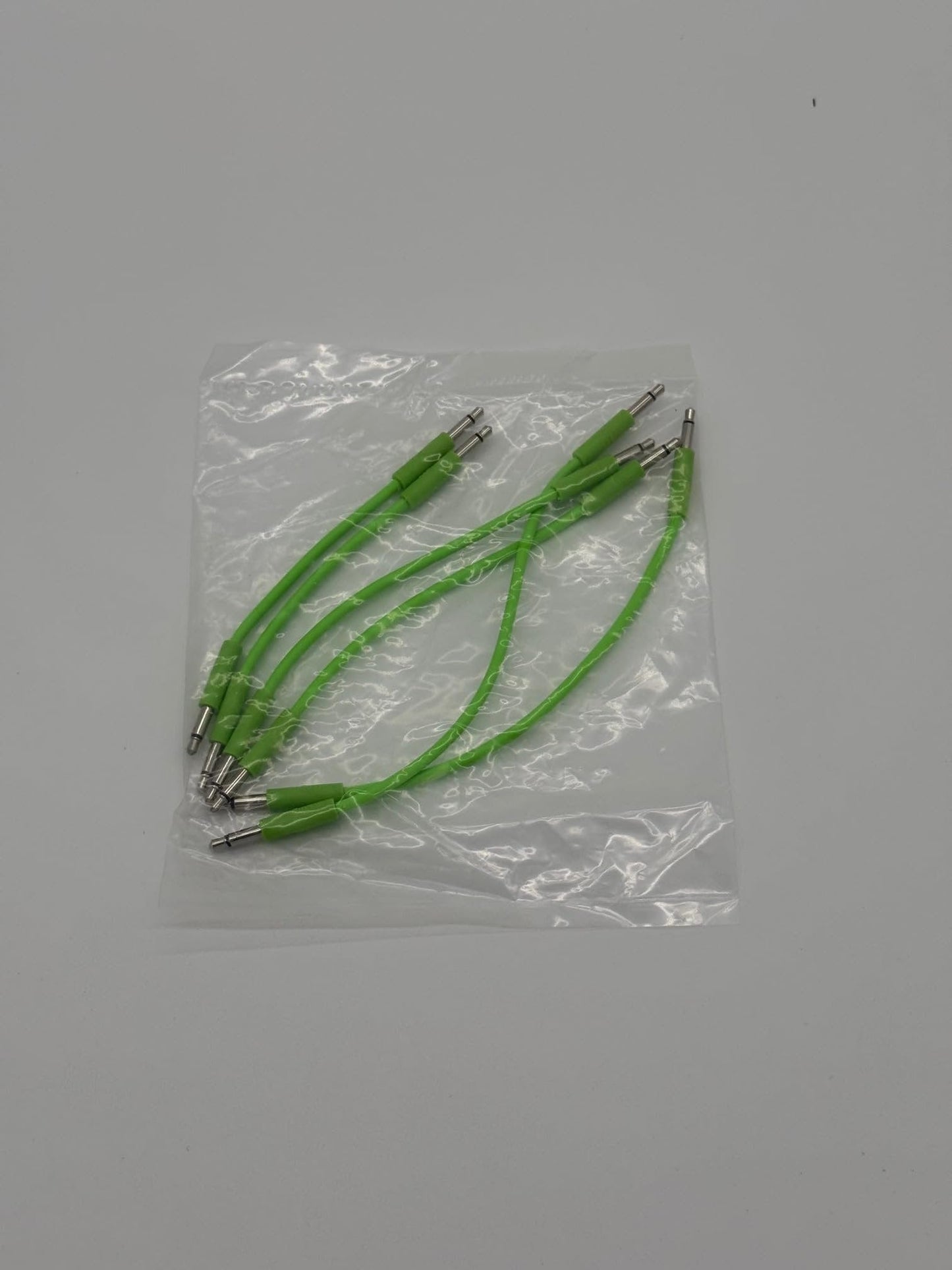 Starving Students Music Supplies Luigi's Modular mPatch Mini Eurorack Patch Cables - Green 2 Each - 5cm, 8cm. &11cm