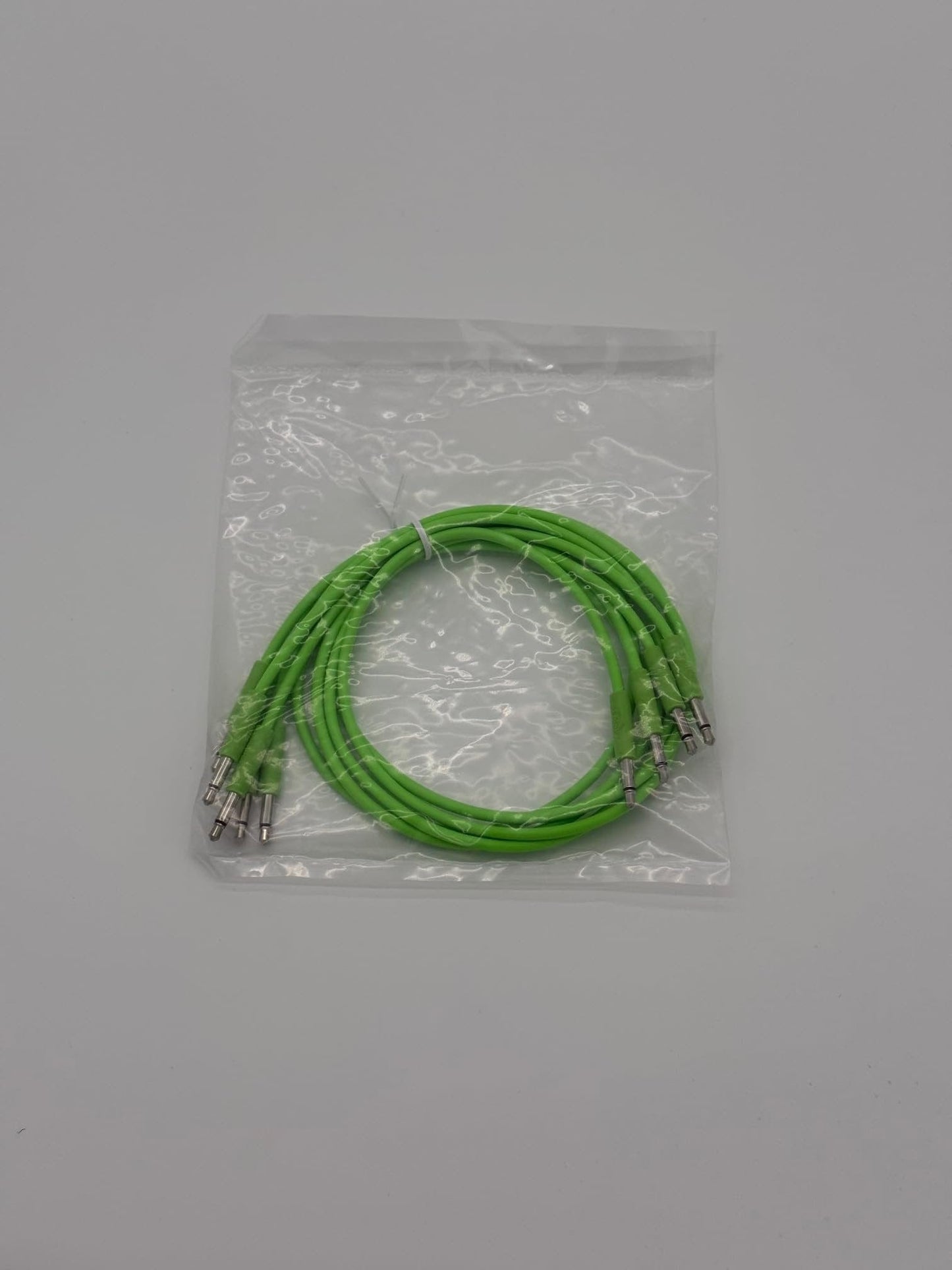 Starving Students Music Supplies Luigi's Modular mPatch Mini Eurorack Patch Cables - Green 45 cm (18 in) 5 Pack