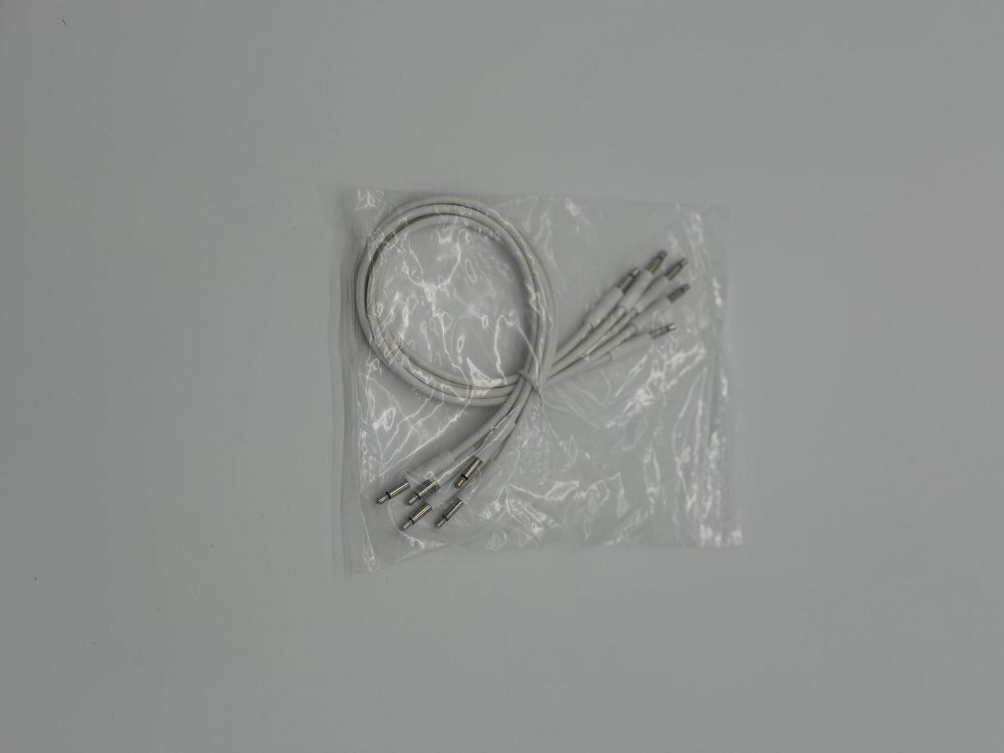 Starving Students Music Supplies Luigi's Modular mPatch Mini Eurorack Patch Cables - White 30 cm (12 in) 5 Pack