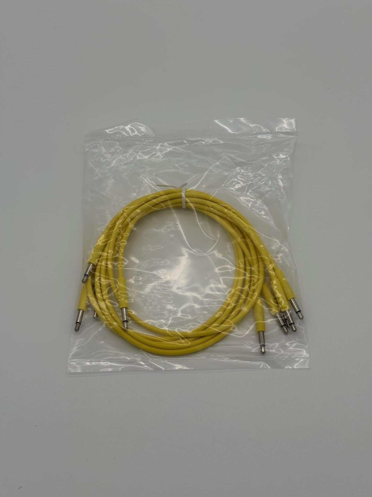 Starving Students Music Supplies Luigi's Modular mPatch Mini Eurorack Patch Cables - Yellow 45 cm (18 in) 5 Pack