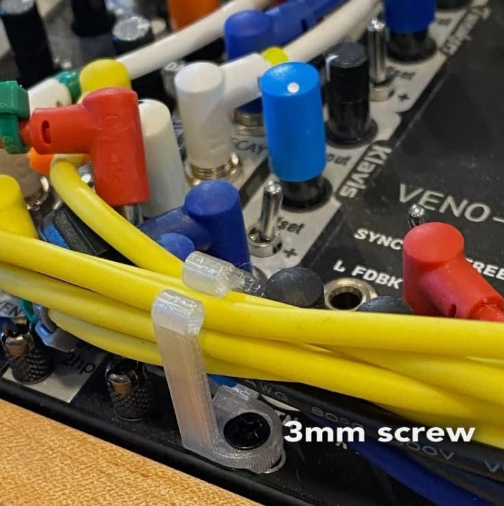 Starving Students Music Supplies SSMS Chaos Clips - Eurorack Patch Cable Management Clips - 5 Pack