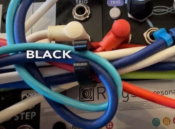 Starving Students Music Supplies SSMS Chaos Clips - Eurorack Patch Cable Management Clips - 5 Pack