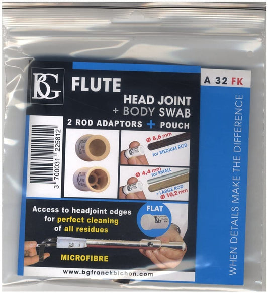 BG Flute Head Joint + Body Swab Pouch A32FK