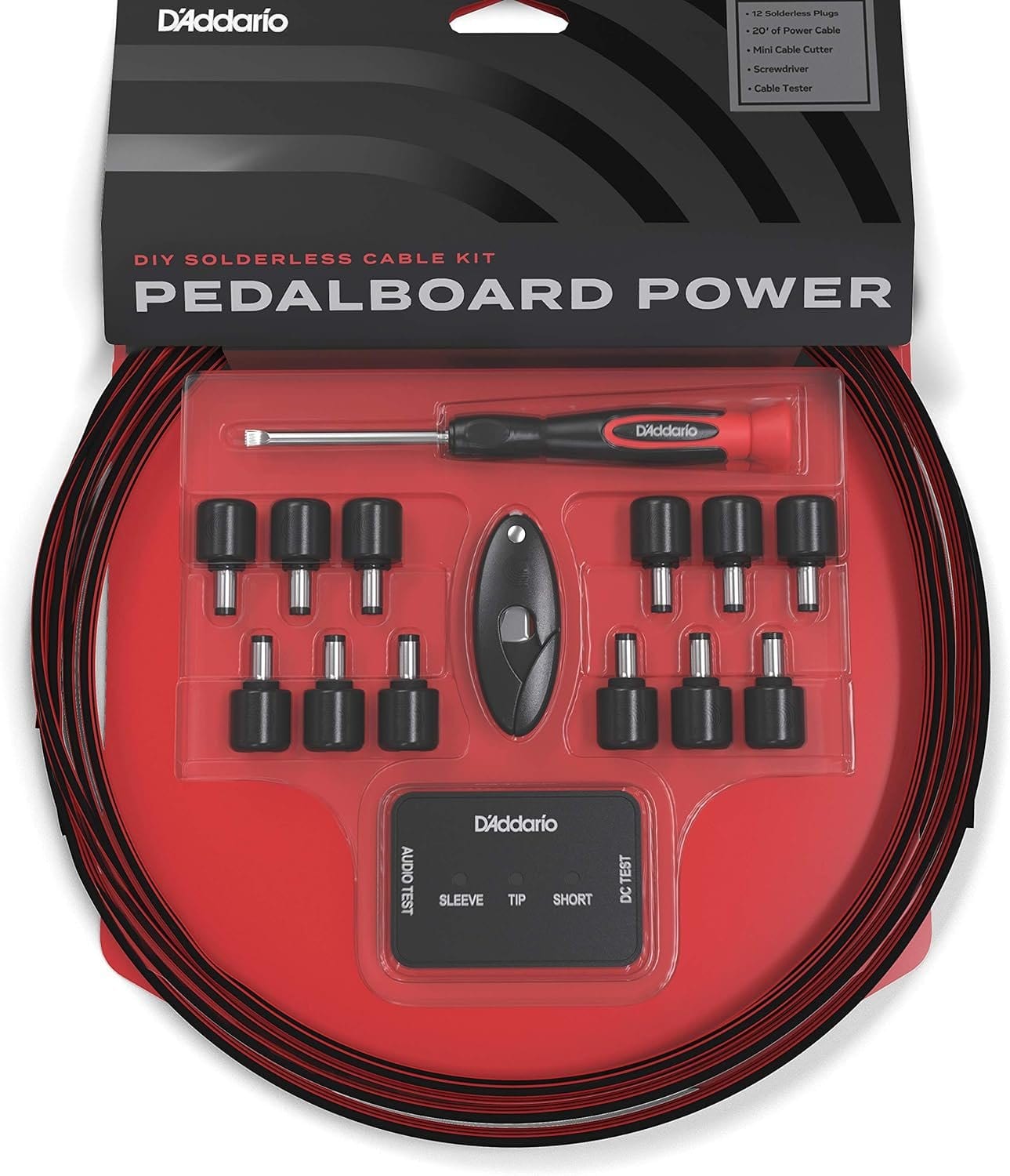 D'Addario Accessories DIY Pedalboard Power Cable Kit