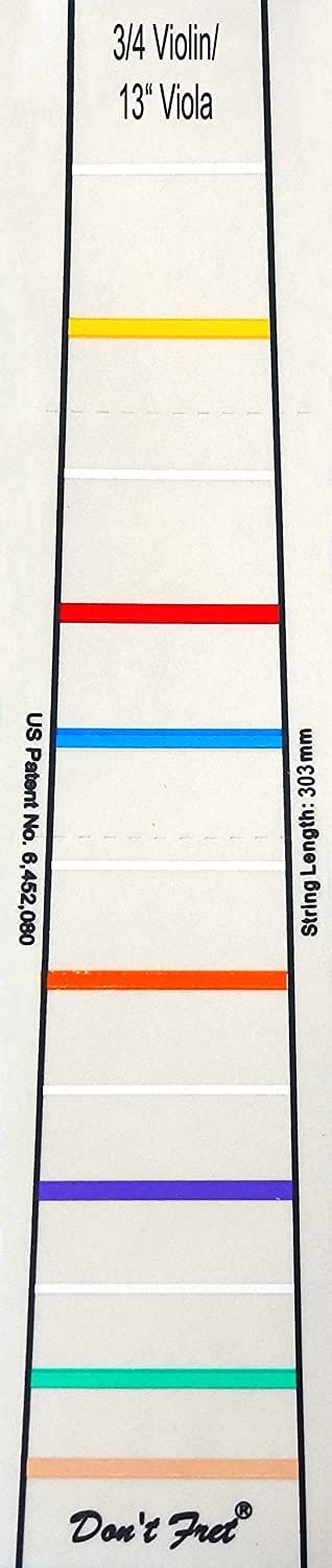 Don't Fret 105 Violin Accessory for 3/4 violin or 13" viola'
