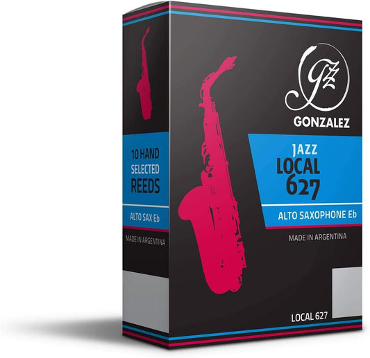 Gonzalez Local 627 Alto Saxophone Reeds Box of 10 Strength 2.5