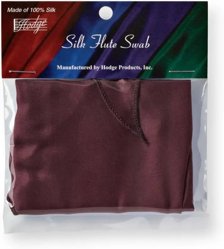 Hodge Silk Flute Swab - Burgundy