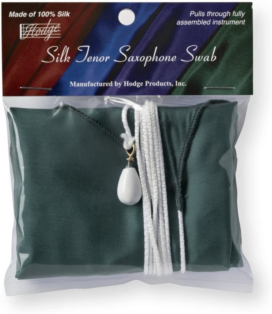 Hodge Silk Tenor Saxophone Swab, Green