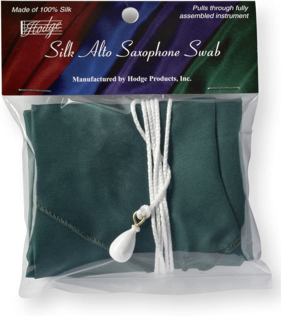 Hodge Silk Alto Saxophone Swab - Green