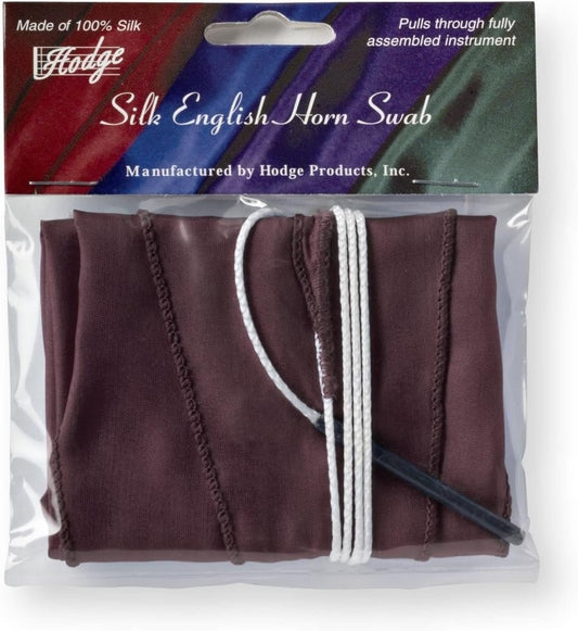 Hodge Silk English Horn Swab - Burgundy