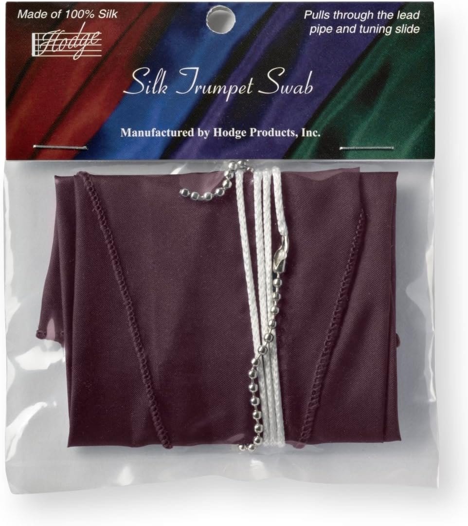 Hodge Silk Trumpet Swab - Burgundy