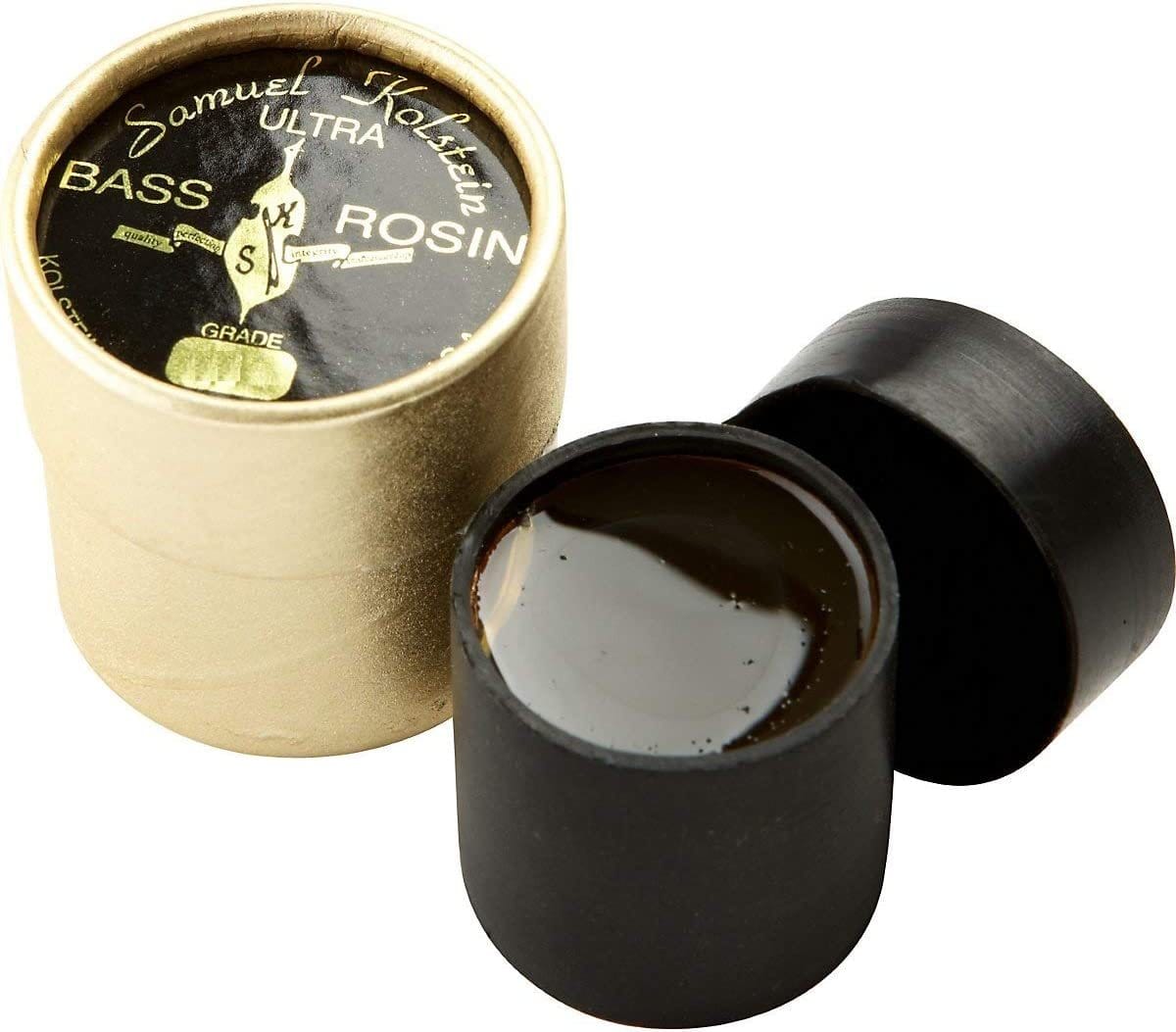 Kolstein Ultra Formulation Supreme Bass Rosin Hard KR-013 Low Powdering and Smooth, Easy Bowing Rosins, Resin