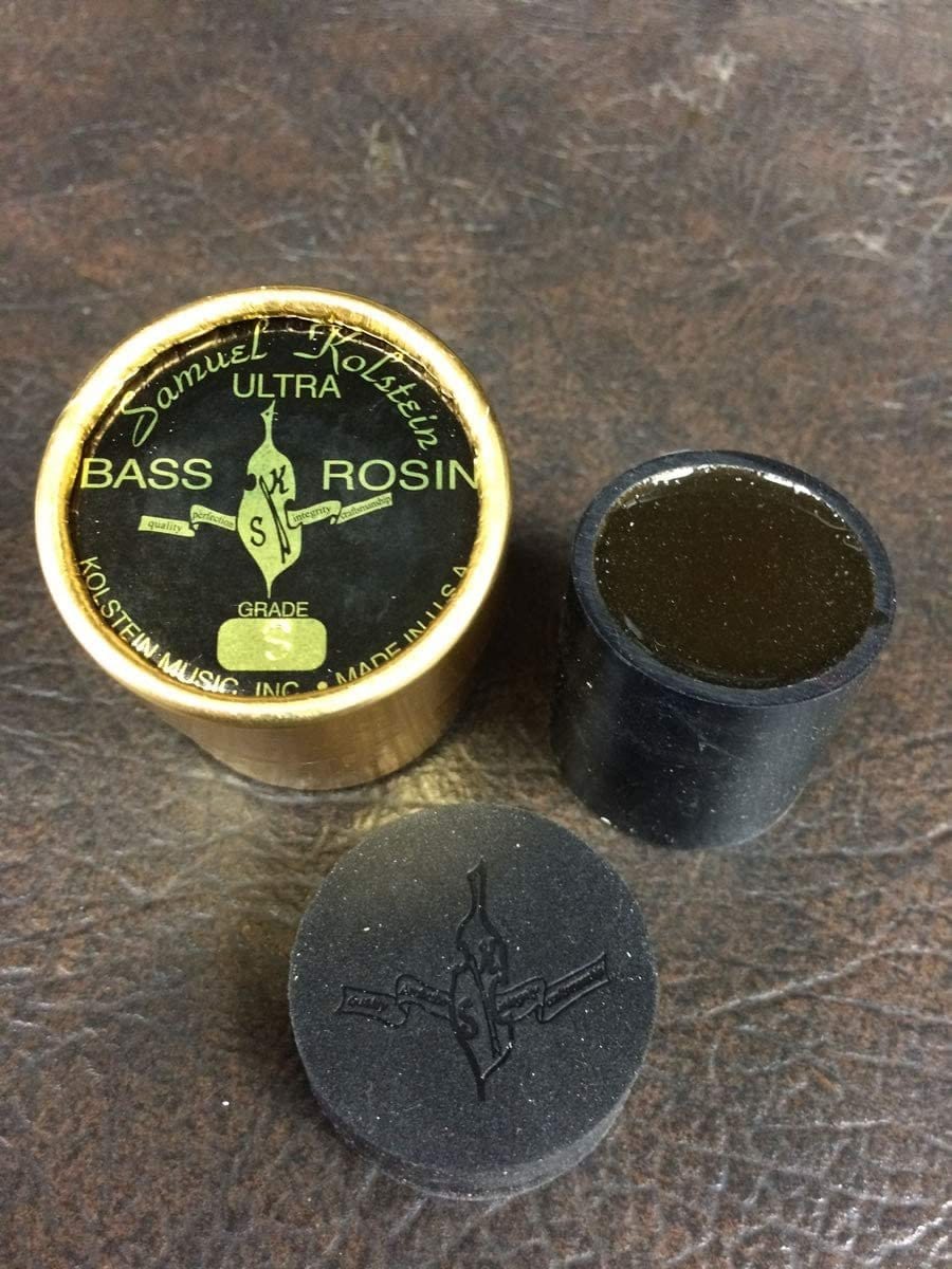 Kolstein Ultra Formulation Supreme Bass Rosin Hard KR-013 Low Powdering and Smooth, Easy Bowing Rosins, Resin