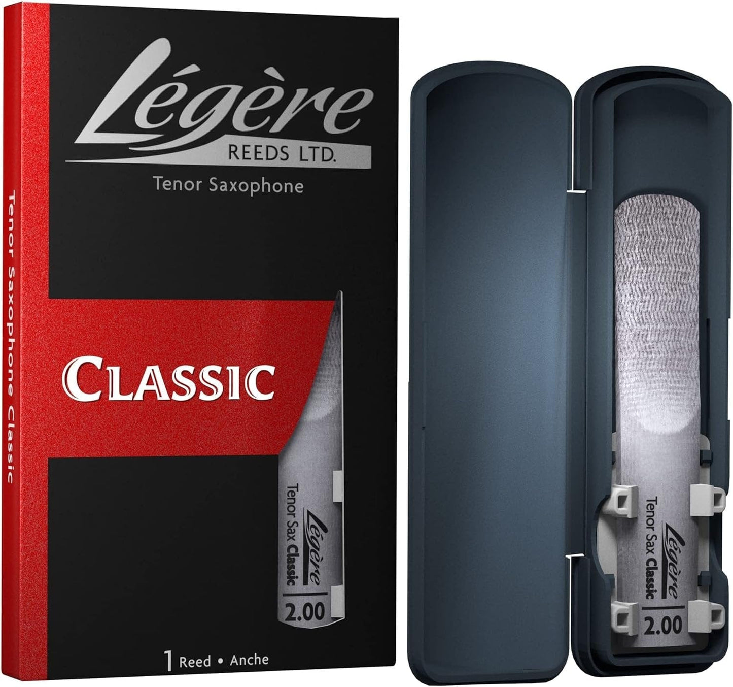 Légère Reeds Premium Synthetic Woodwind Reed, Tenor Saxophone, Classic Cut