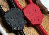 Luigi's Modular Doppio 3.5 mm Splitter Patch Cables 15cm x 15cm - 2 Pack (Black) - for Eurorack Modular Synthesizer