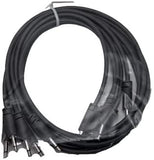 Luigis Modular Supply Spaghetti Eurorack Patch Cables - Package of 5 Dark Gray Cables, 24 (60 cm)
