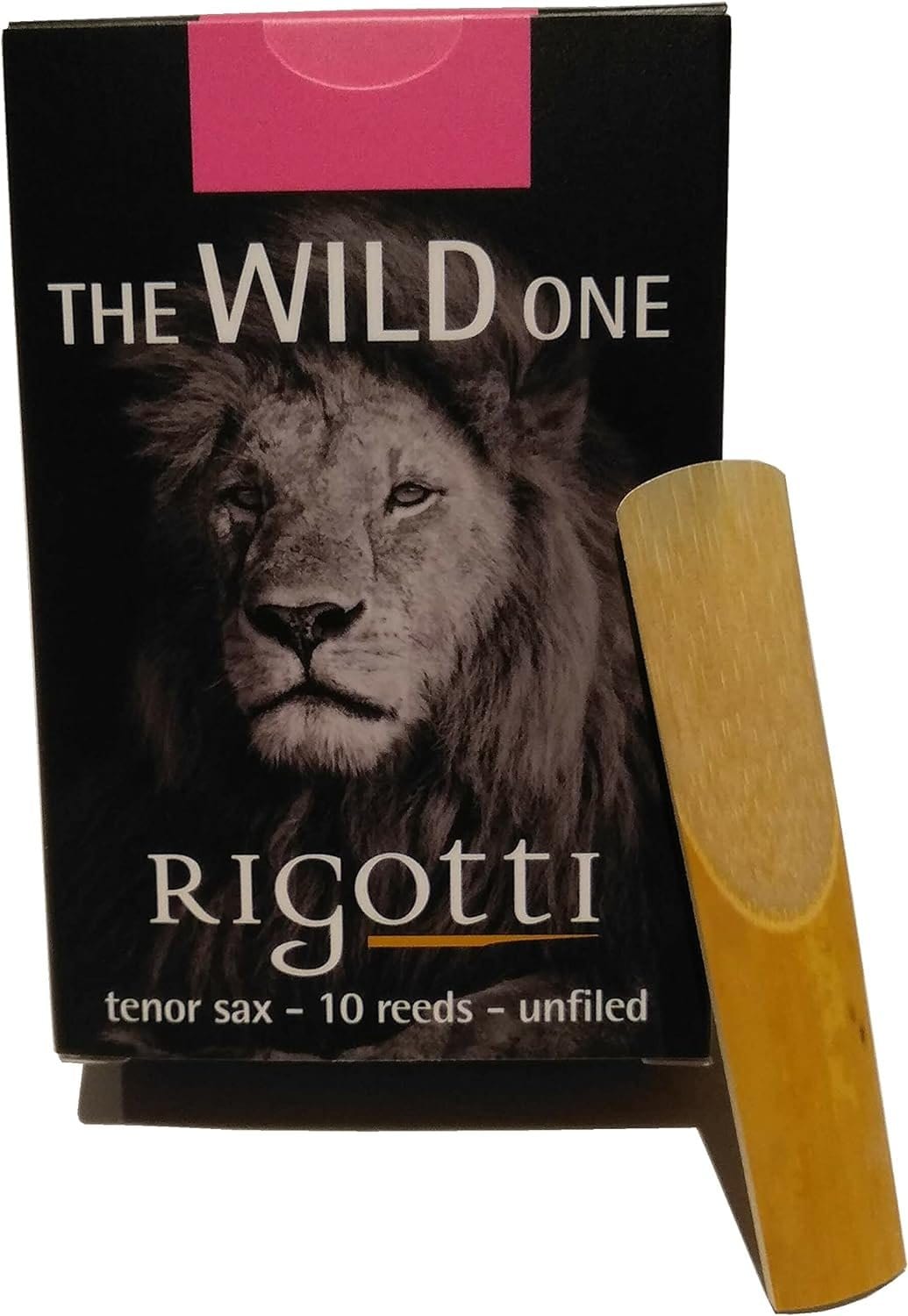 RIGOTTI Box of 10 Tenor Saxophone Reeds - WILD - Premium Quality - Sourced from Natural Reeds Grown and Sun-Dried from Provence France