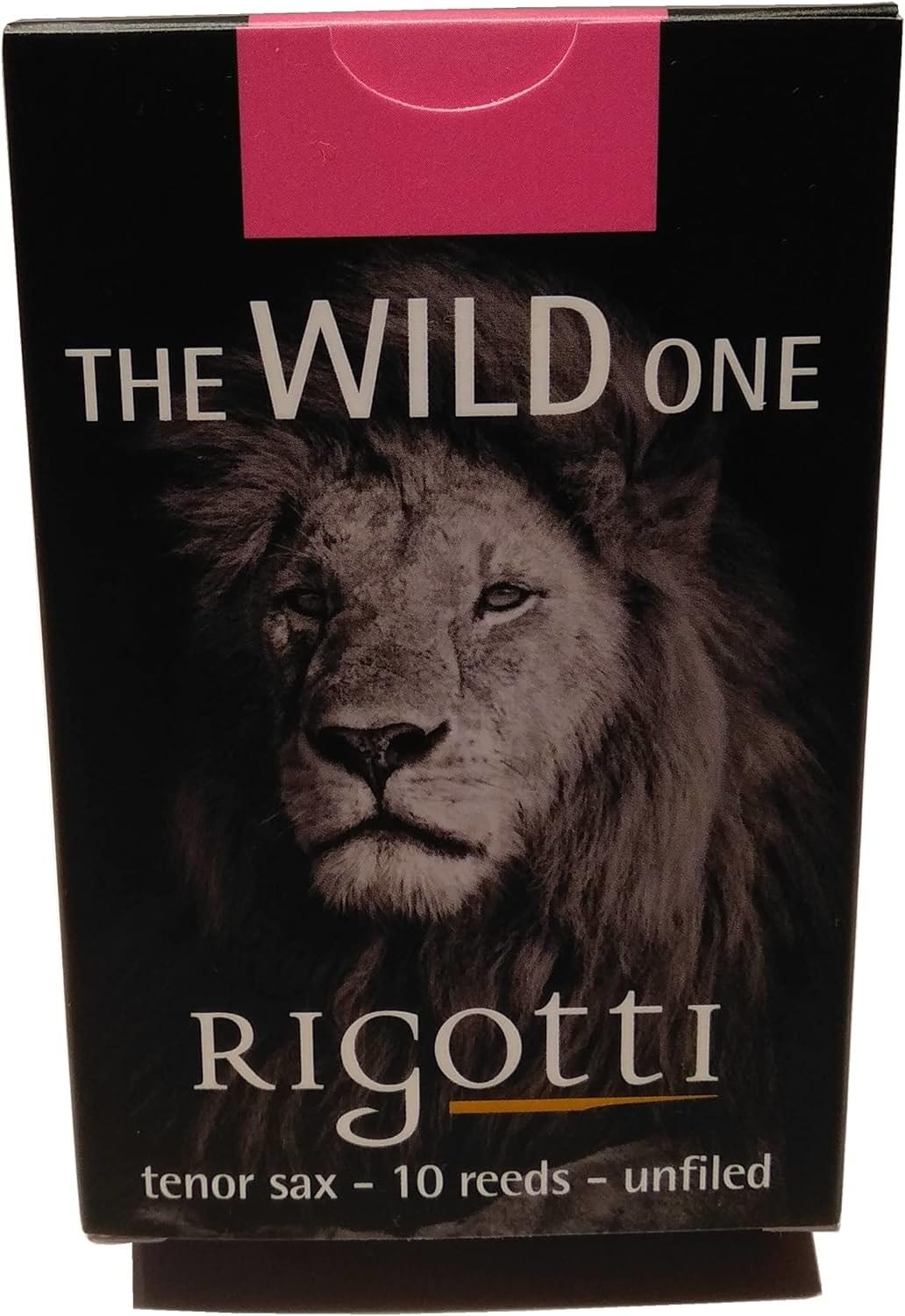 RIGOTTI Box of 10 Tenor Saxophone Reeds - WILD - Premium Quality - Sourced from Natural Reeds Grown and Sun-Dried from Provence France