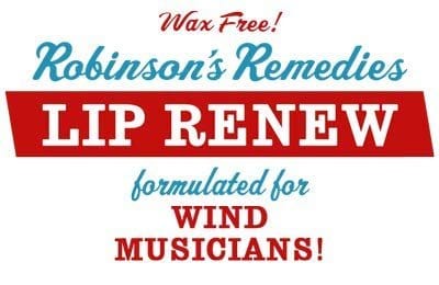 Robinson's Remedies: Lip Renew Formulated for Wind Musicians (5 mL Airless Bottle)