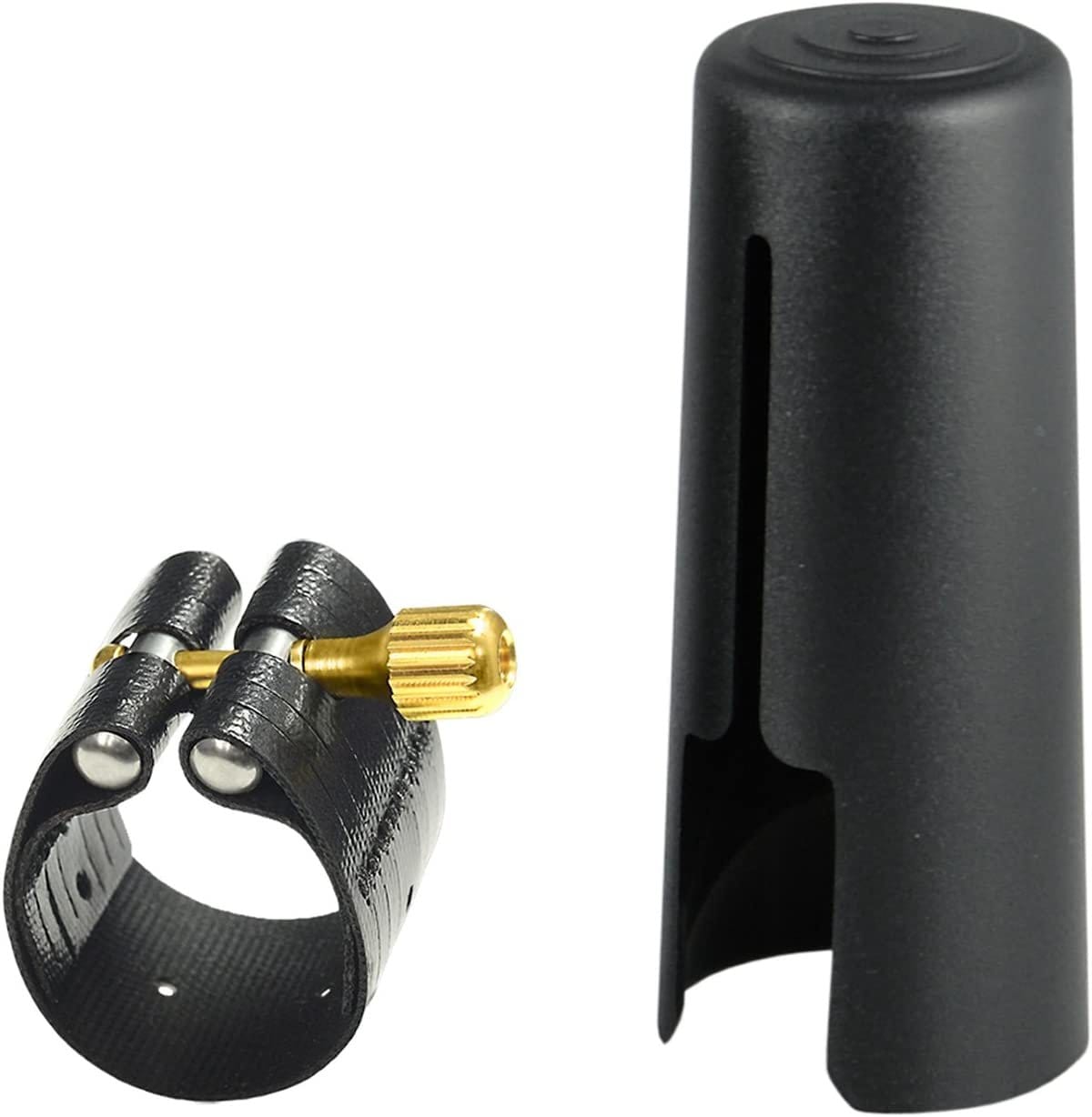 Rovner Dark Soprano Saxophone Ligature and Cap