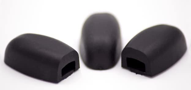 Faxx French Horn Lever Pads, Large Size, Set of 3 - Preformed soft pads to keep your fingers from slipping.