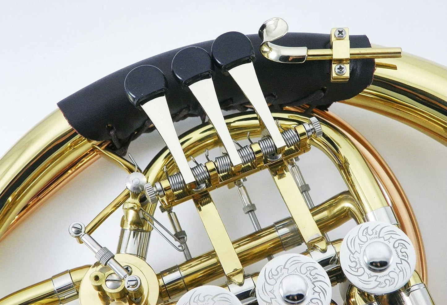 Faxx French Horn Lever Pads, Large Size, Set of 3 - Preformed soft pads to keep your fingers from slipping.