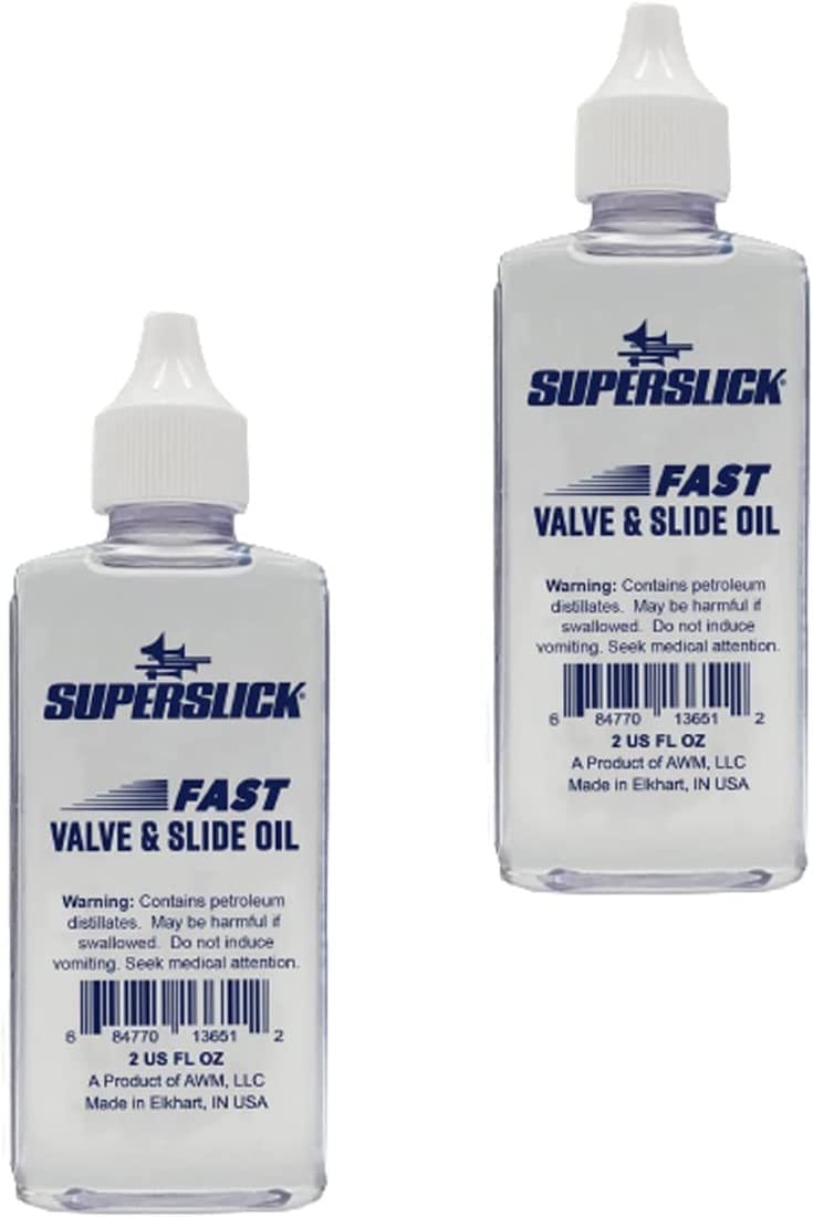 Superslick FAST Valve Oil, Light Viscosity – 2 oz (2 Pack)