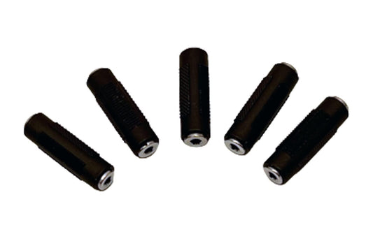 5 Pack of Eurorack 3.5mm Female-to-Femaile (F/F) Couplers - 5 Pack 3.5mm Audio Cable Couplers - an Extension for Your Eurorack Patch Cables