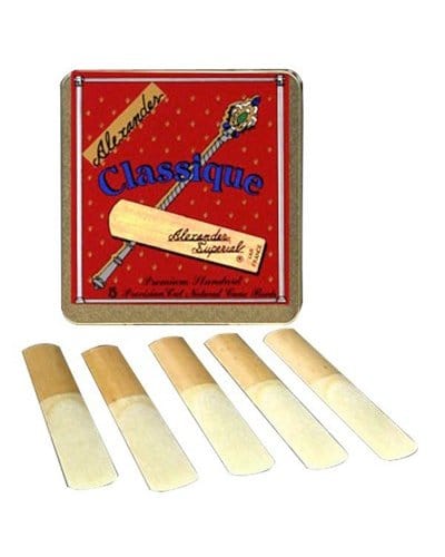 Tomalexa C5B3 3 Strength Classique Reed for Baritone Saxophone, Box of 5