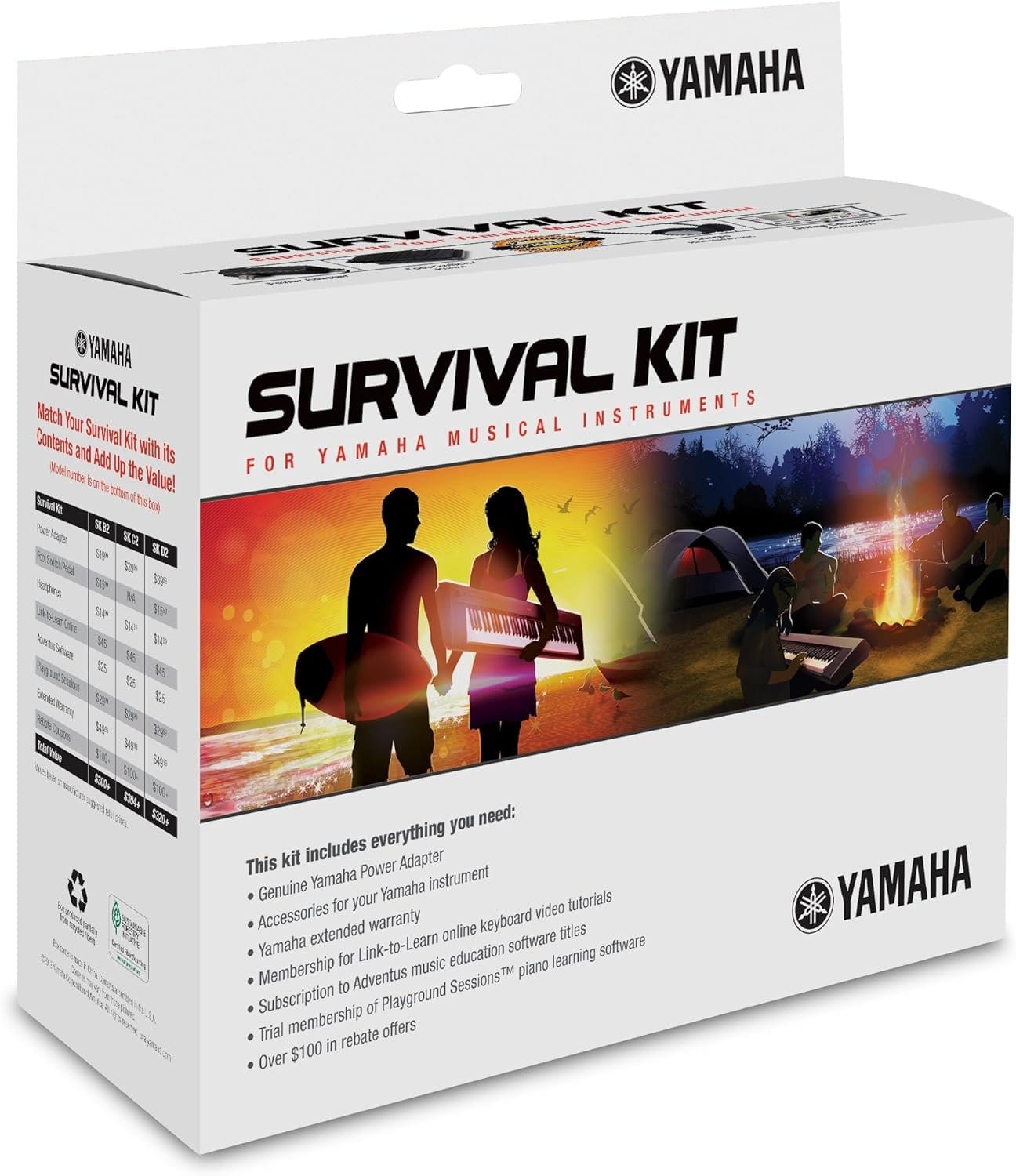 Yamaha SKD2 Survival Kit for Portable Yamaha Keyboards